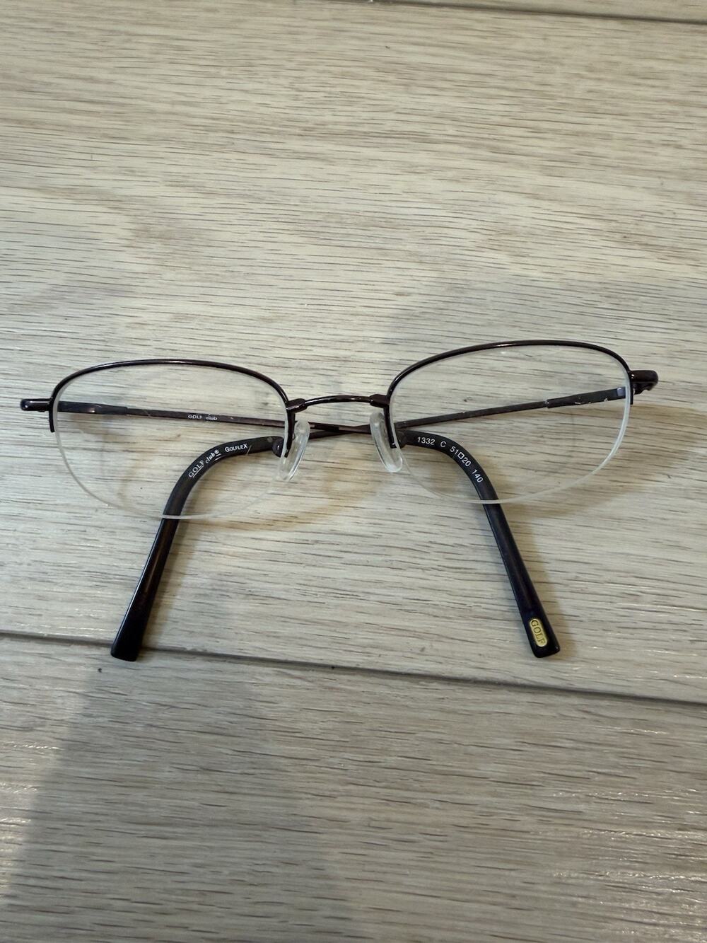 Golf Club GolFlex 1332 A 51-20-140 SUNGLASSES EYEGLASSES Frames Gunmetal Frames